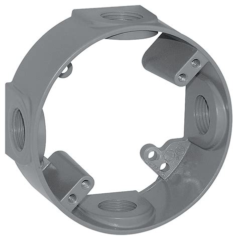 5 inch round electrical box extension ring|single gang electrical box extension.